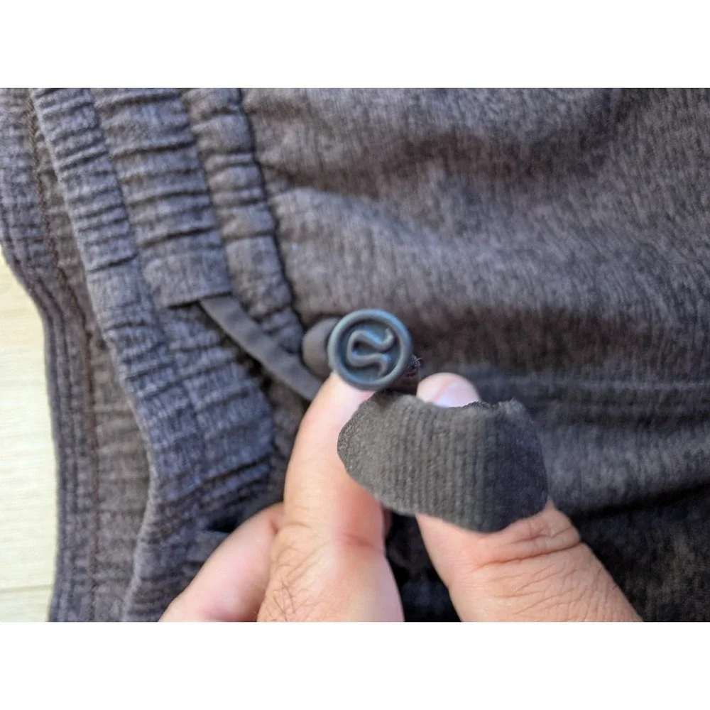 Lululemon Soft Jersey Classic-Fit Mid-Rise 7/8 Jogger Heathered Dark Espresso 10 - Picture 2 of 12